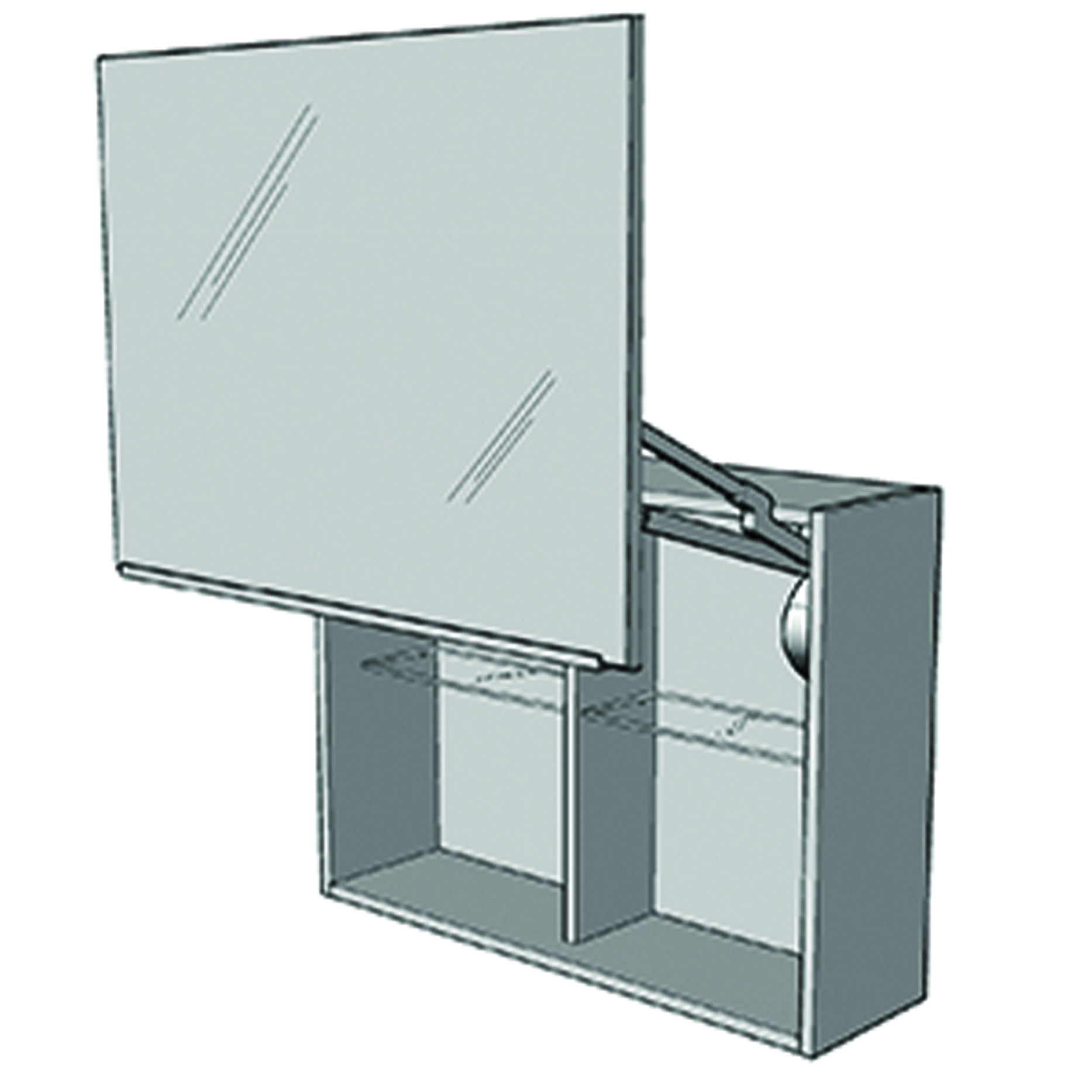 Armoire de toilette 1 P relevante